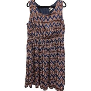 ModCloth Yellow Star Sleeveless Dress- 1X